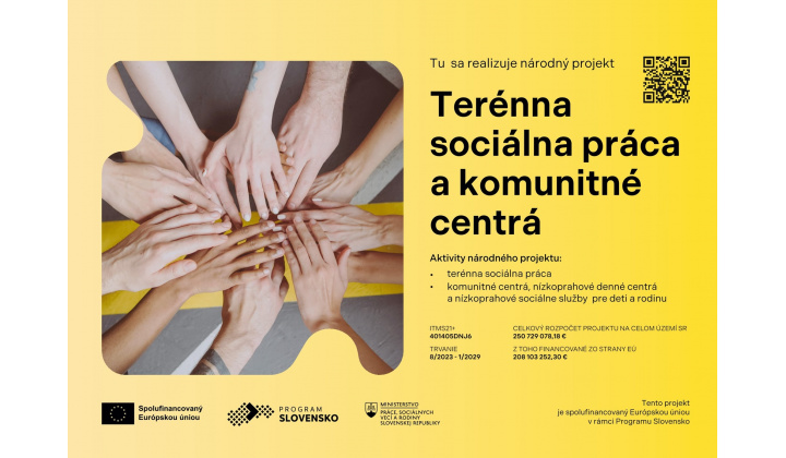 Fotka - Terénna soc. práca a Komunitné centrum 2023-2029